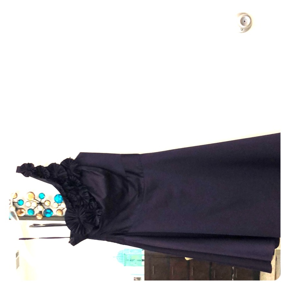 Dark purple cocktail dress